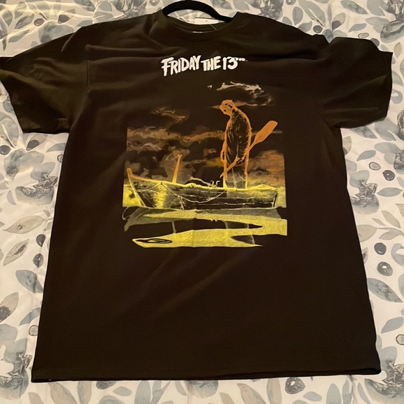 Friday the 13th Other - NWT OFFICIALLY LICENSED Friday the 13th Jason Boat T-Shirt Top Graphic Tee
